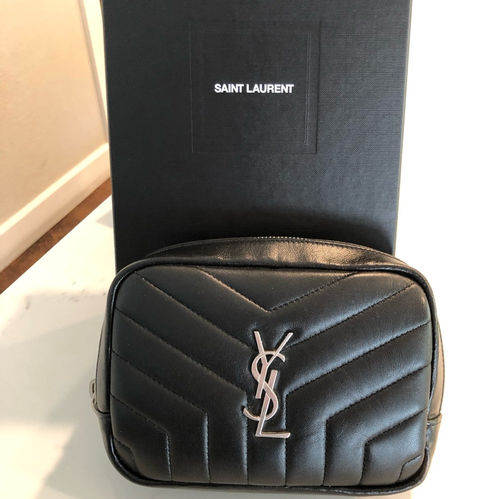 YSL Yves Saint Laurent Cosmetic bag pouch authentic